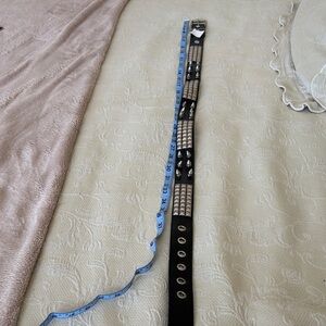 Black Studded Belt